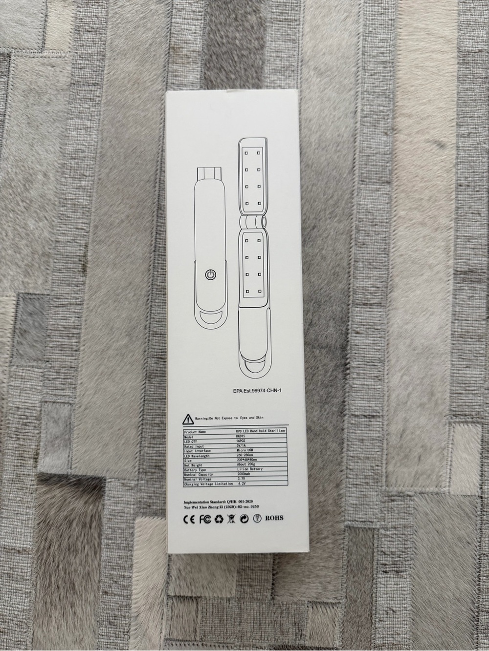 LED disinfecting sanitizer stick - Picture 3 of 3
